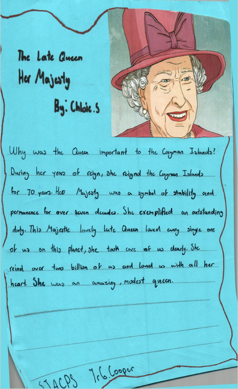 Why The Queen was important to the Cayman Islands by Chloie